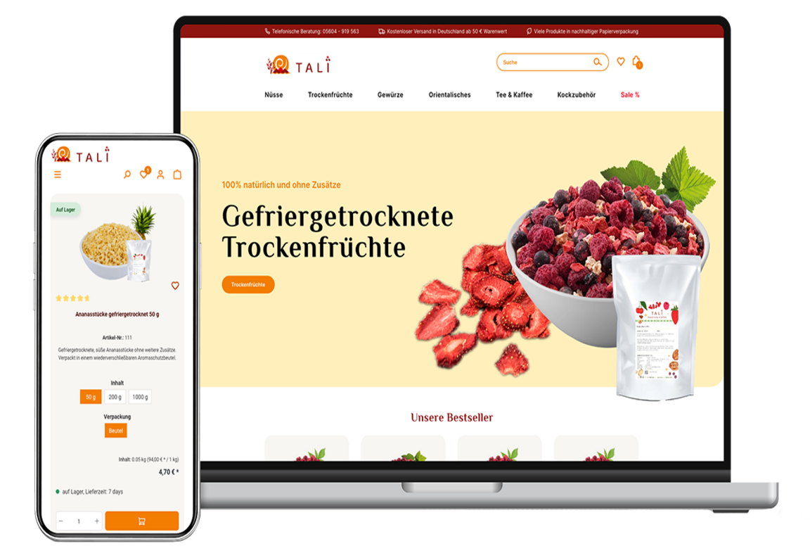 Referenz SINESO Tali Mockup