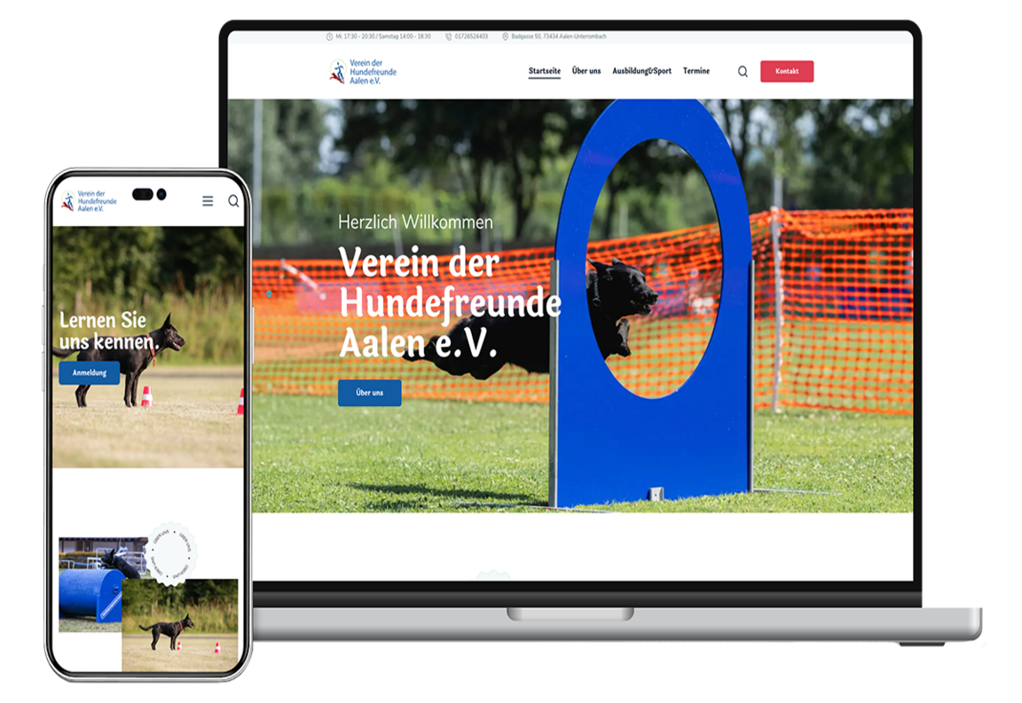 SINEOS Referenz VDH Aalen Mockup
