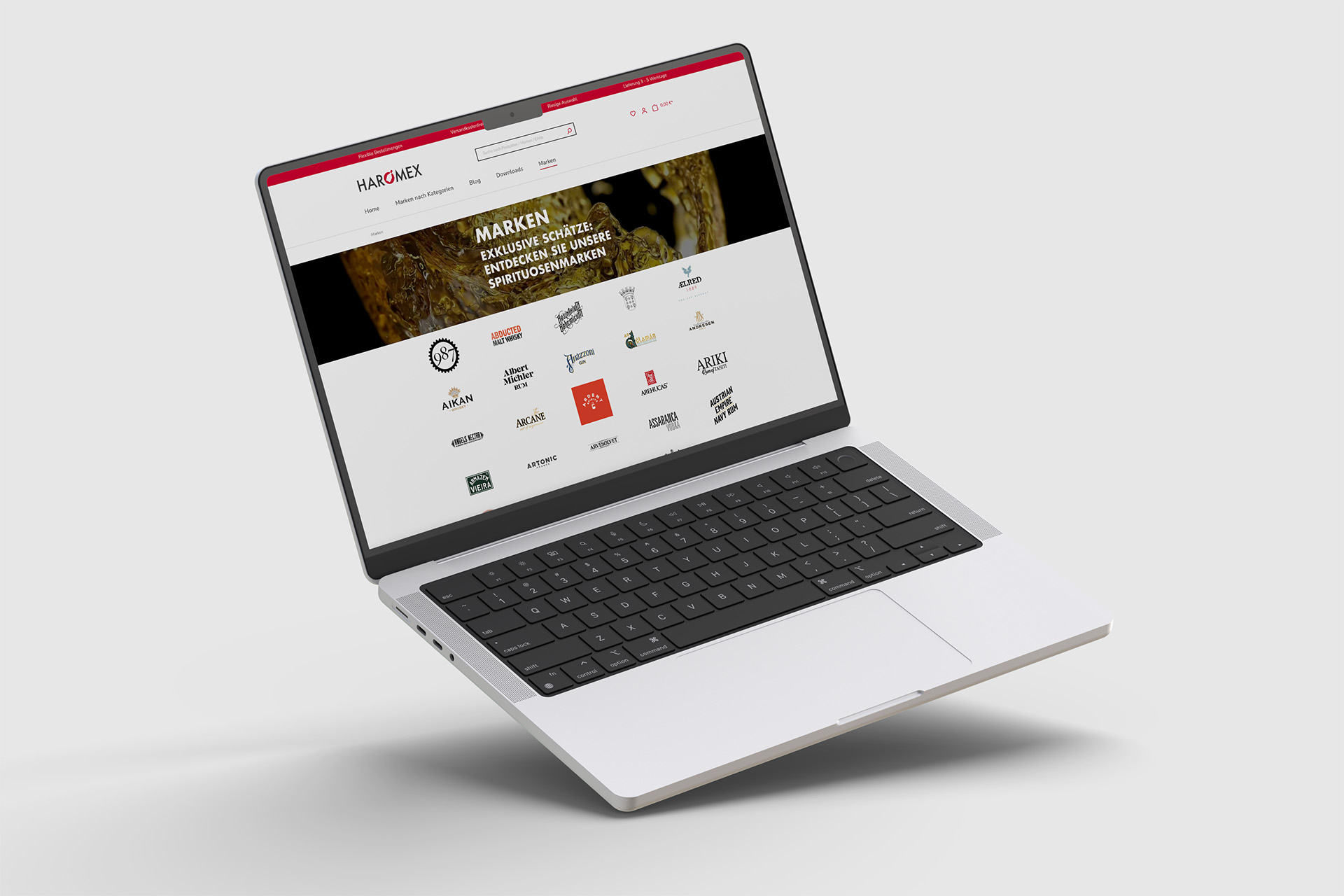 Sineos Referenz Haromex Laptop